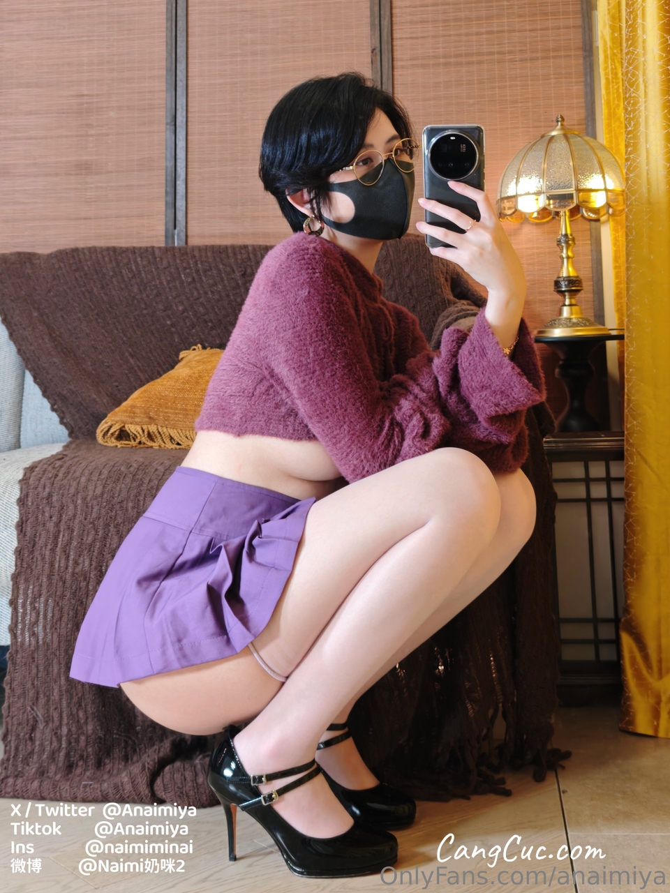 Coser@Anaimiya奶咪 – OnlyFan 2025年4月新作 – 白丝死库水 闷骚短发